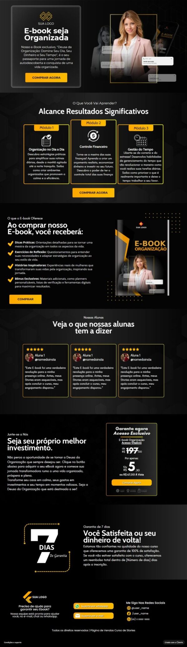 Ebook Sales Page